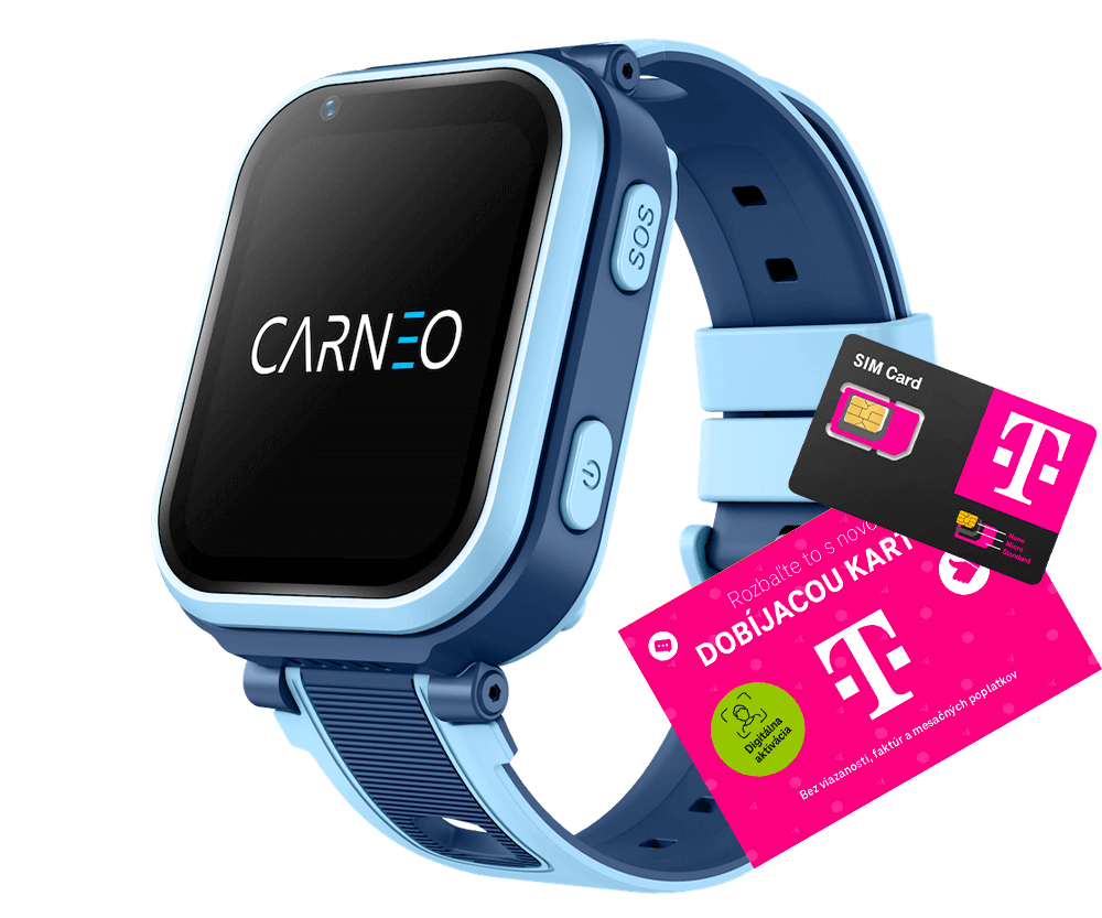 Carneo Guardkid+ 4G Ultra albastru SIM